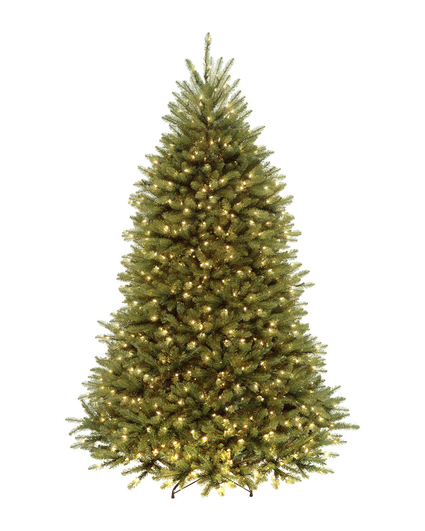 National Tree Company 7ft Dunhill Fir Hinged Tree With 700 Clear Lights