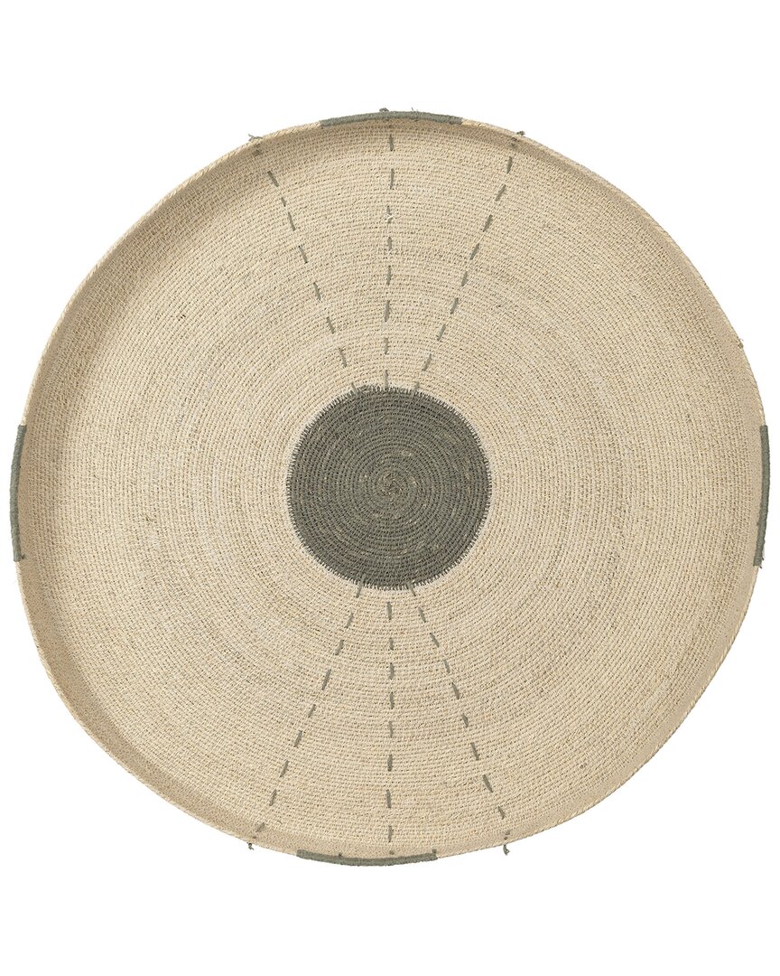 Jamie Young Sundial Seagrass Round Wall Art
