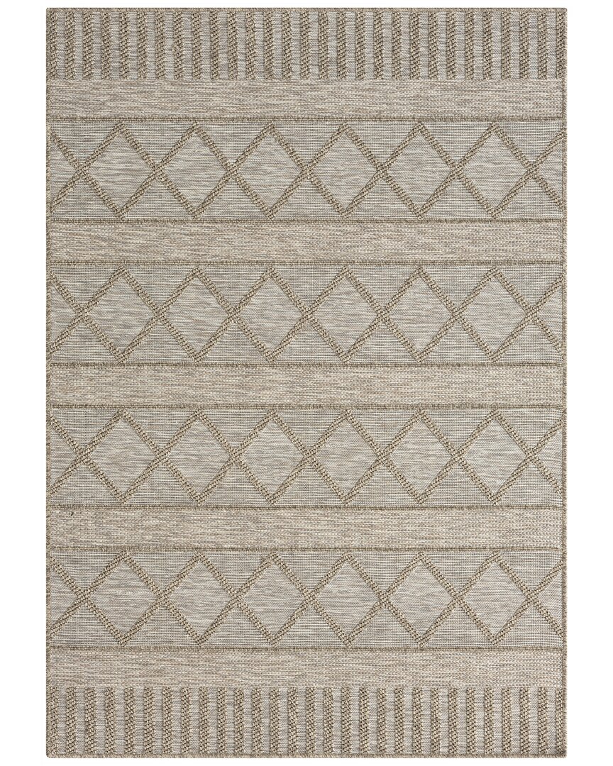 Lr Home Odette Contemporary Indoor/outdoor Area Rug In Beige