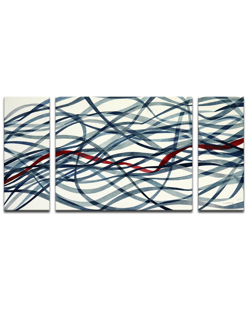 Ready2hangart Scarlett Ribbon Wrapped Canvas Wall Art By Norman Wyatt