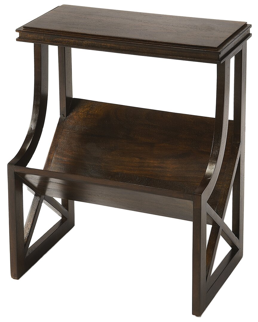 Butler Specialty Company Pascal Wood Book Table In Brown