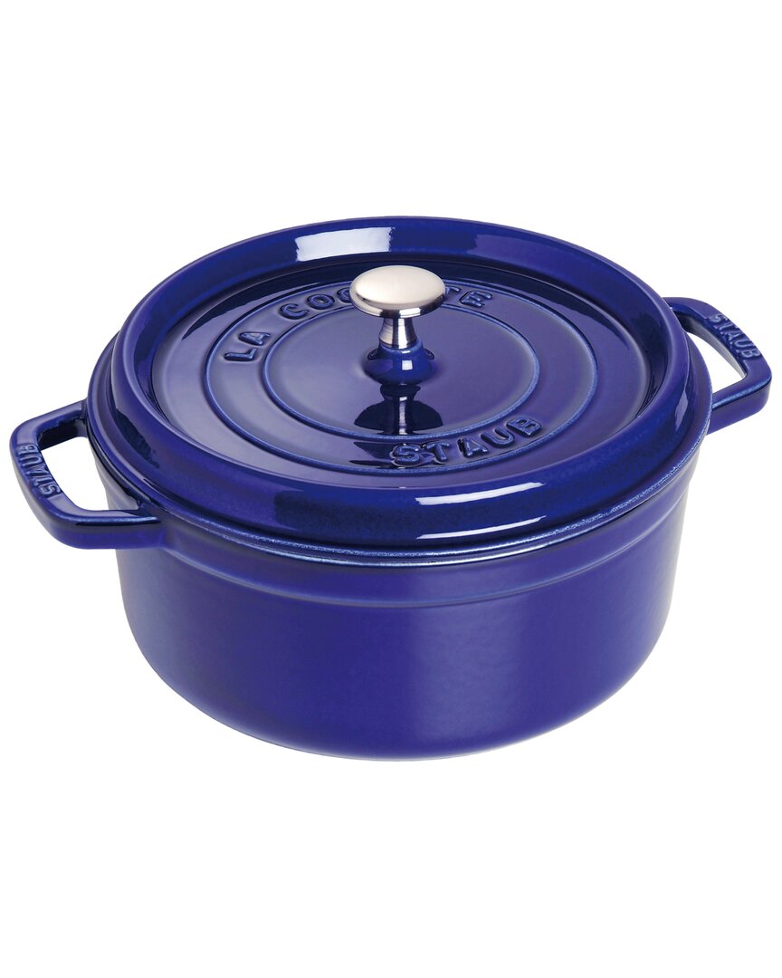Staub Enameled Cast Iron 4qt Round Cocotte