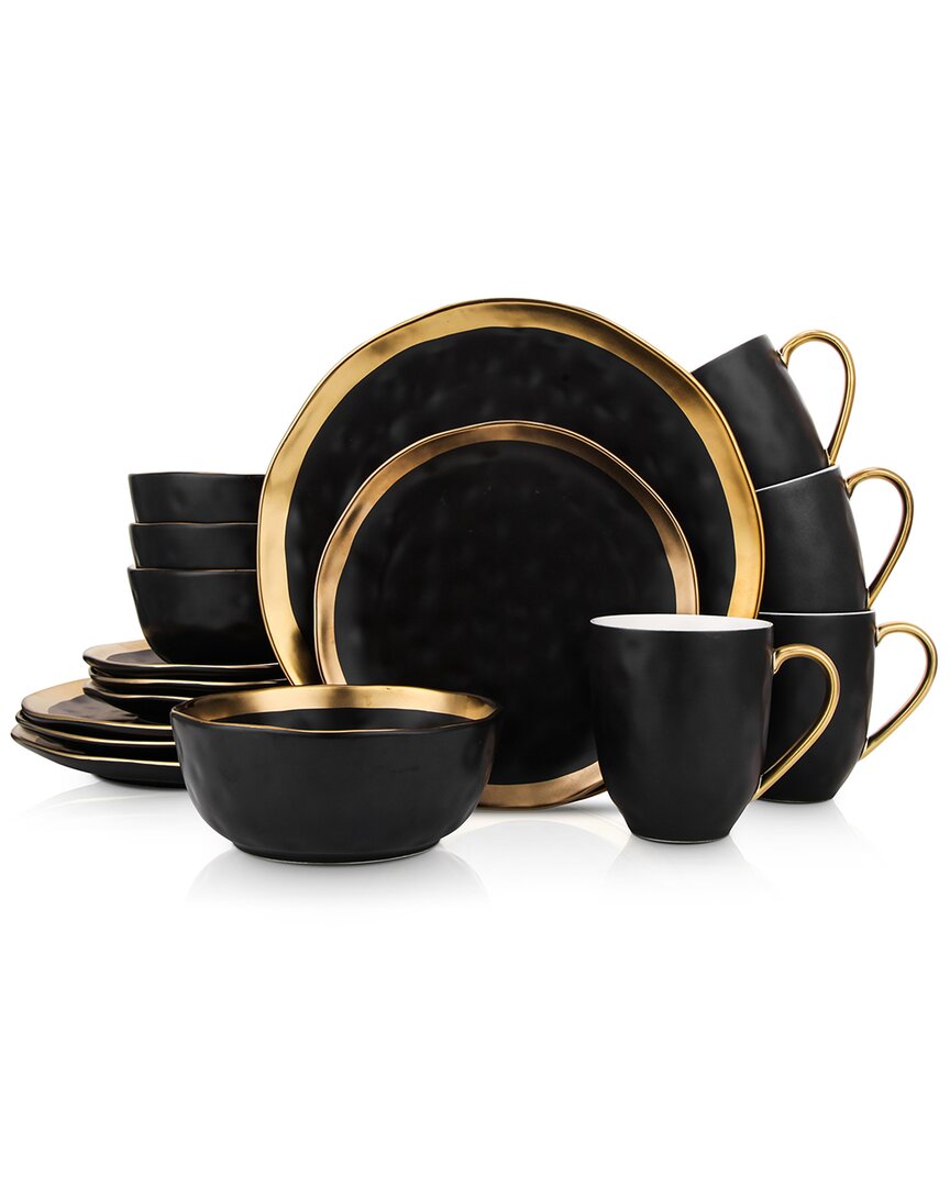 Stone Lain Florian 16 Pc. Dinnerware Set, Service For 4