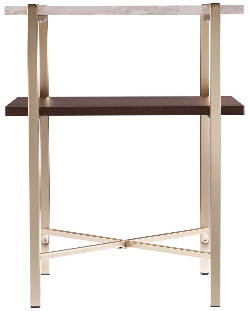 Sei Furniture Ardmillan Square End Table With Storage In Neutral