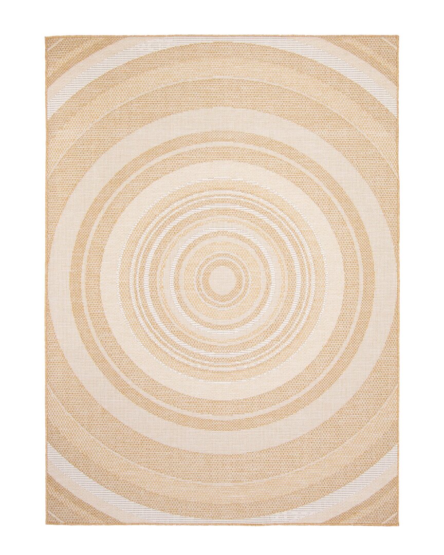 Ecarpet Veranda Modern Indoor/outdoor Rug In Gold