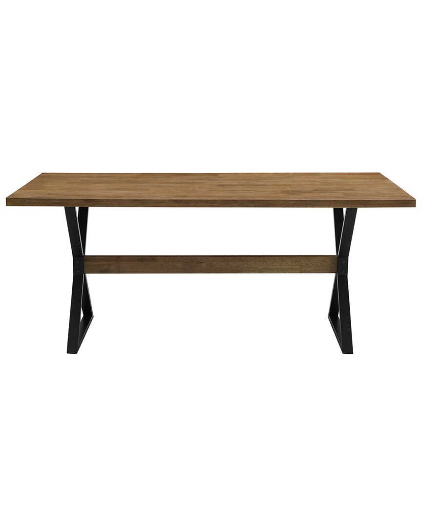 Hewson Leg Dining Table In Brown