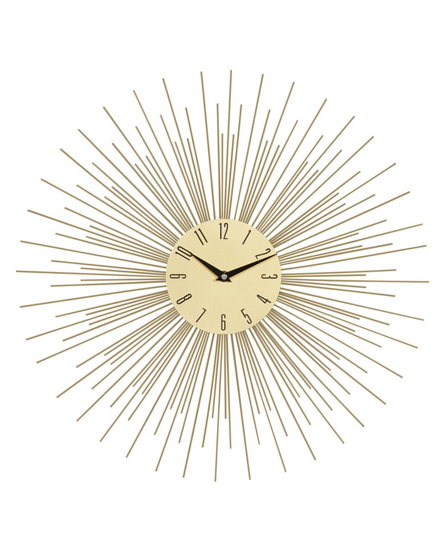 Peyton Lane Wall Clock In Gold