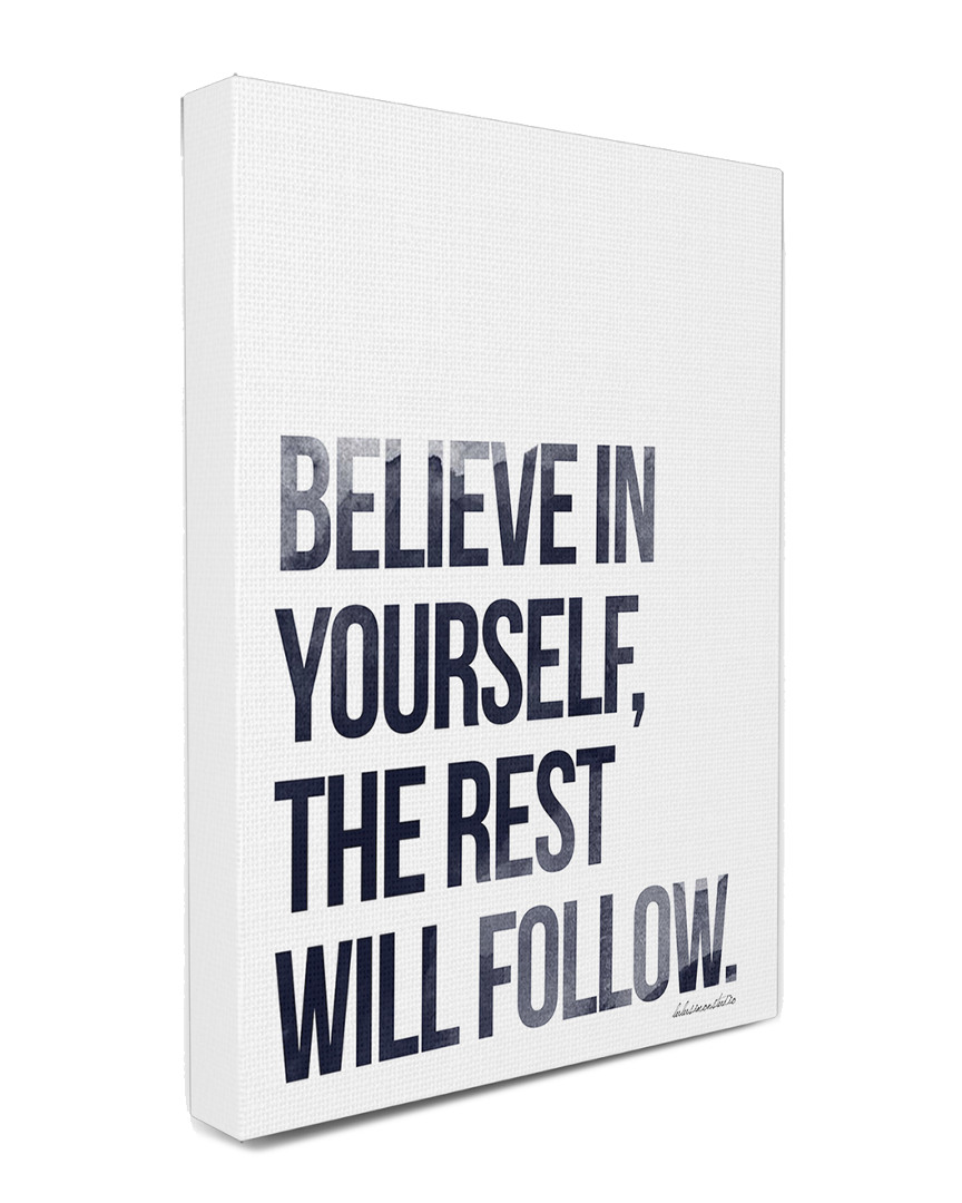 Stupell Believe In Yourself' Glam Canvas Wall Art By Lulusimonstudio