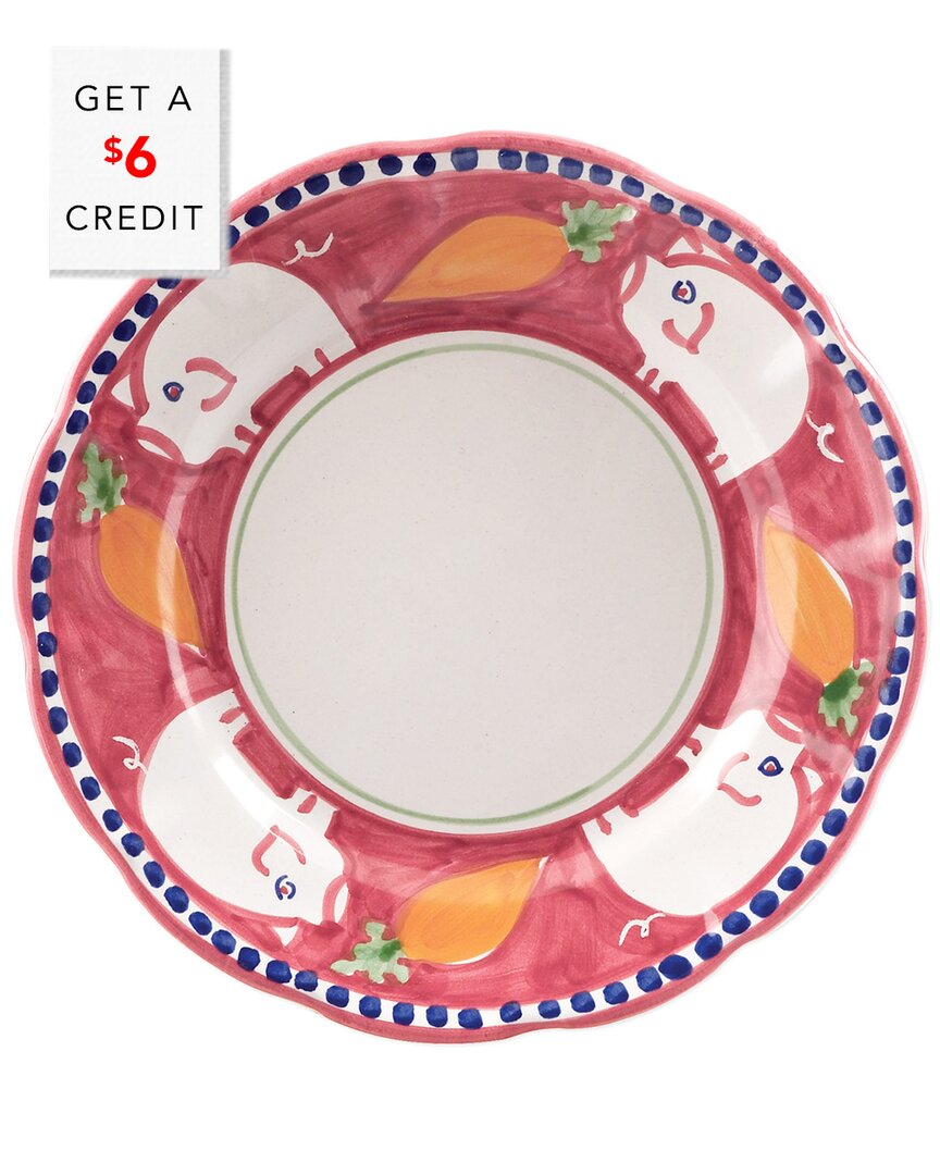 Shop Vietri Campagna Porco Salad Plate With $6 Credit In Red