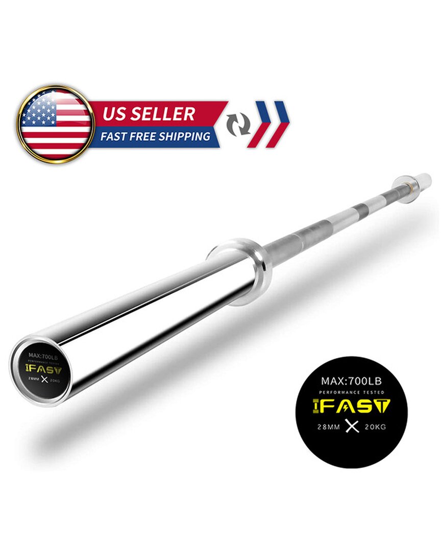 Inq Products Olympic Barbell Bar 7.2ft In Silver | ModeSens