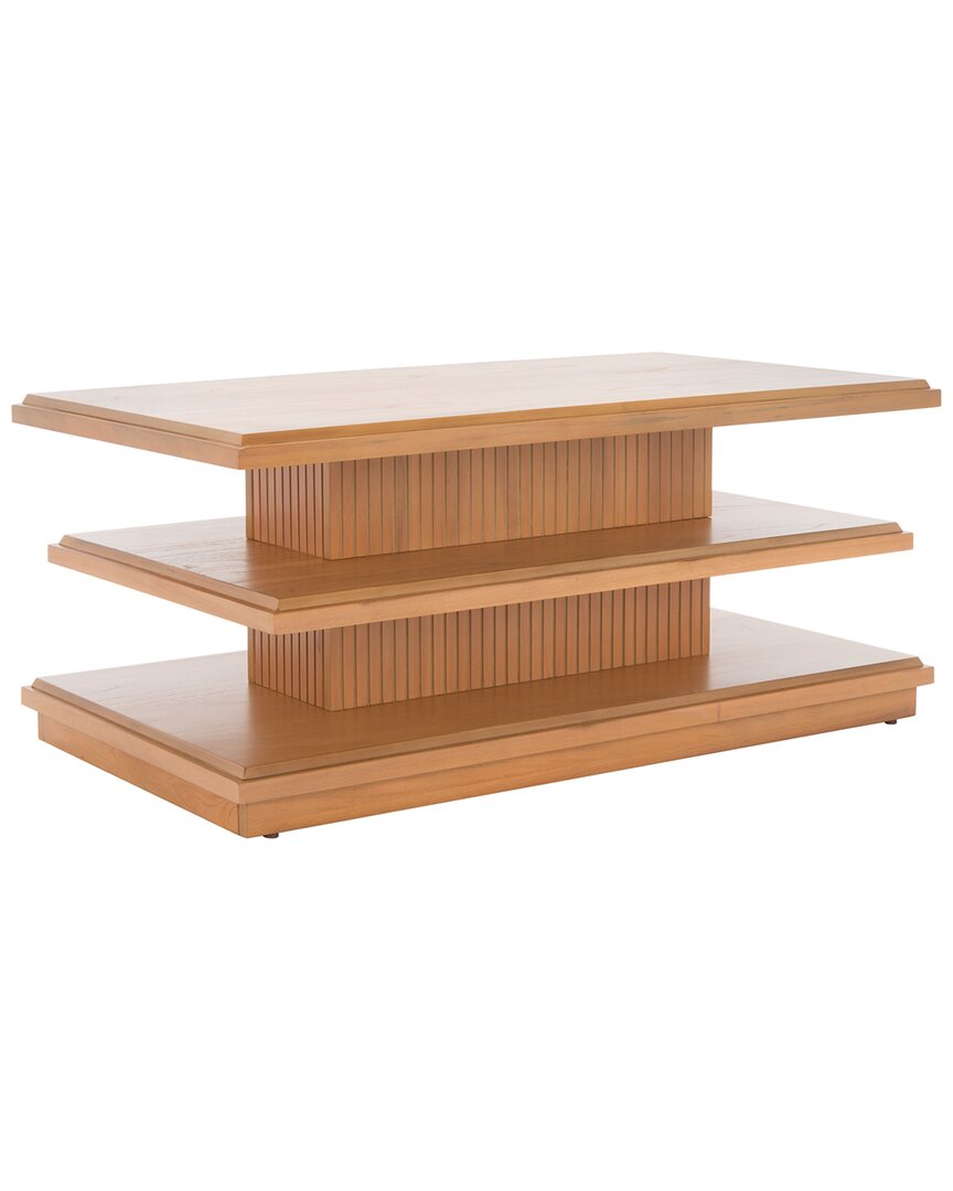 SAFAVIEH SAFAVIEH SUETTE 2 SHELF COFFEE TABLE