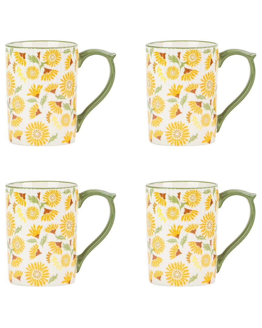 10 Strawberry Street Set Of 4 Lylah Mugs
