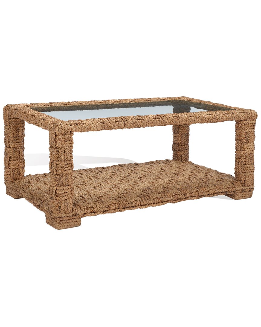 Safavieh Couture Christi Waterhyacinth Coffee Table In Natural