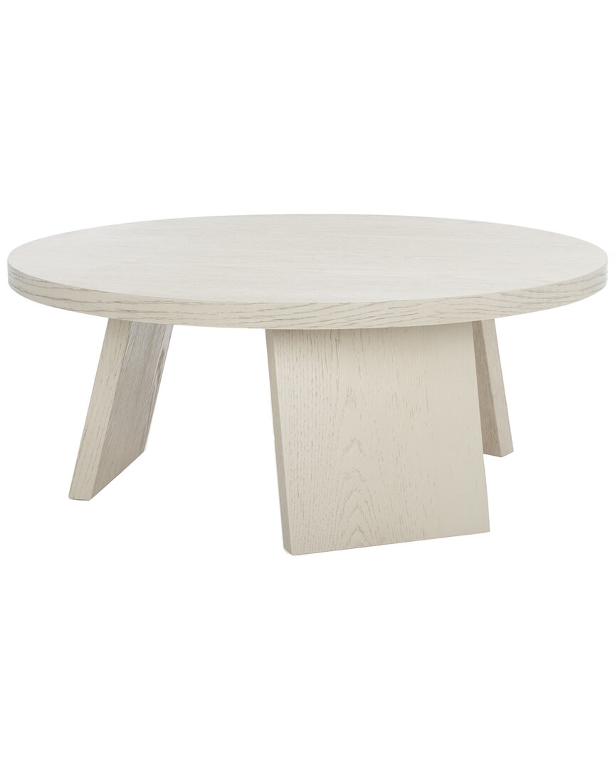 Safavieh Couture Julianna Wood Coffee Table In White