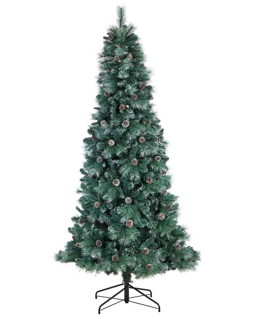 Nearly Natural 8ft. Frosted Tip British Columbia Mountain Pine Artificial  Christmas Tree In Green