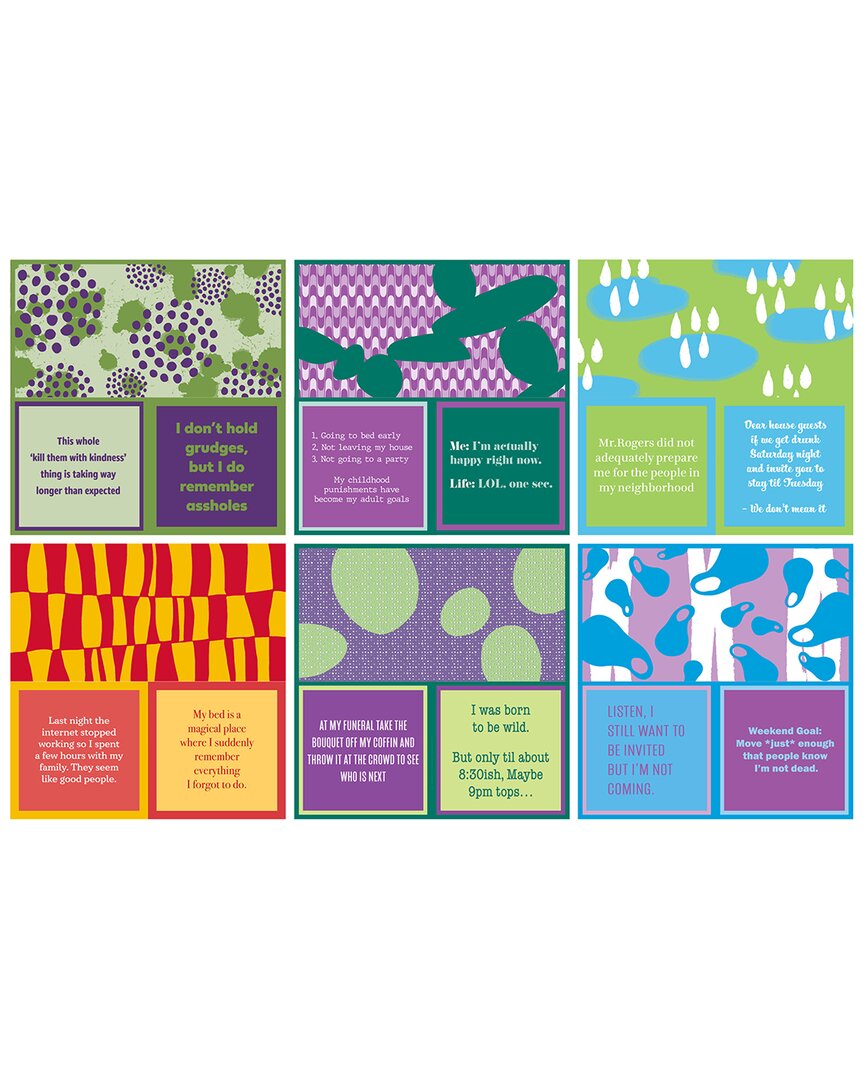 Drinks On Me Socially Selective Napkin Bundle 6-pack In Multi
