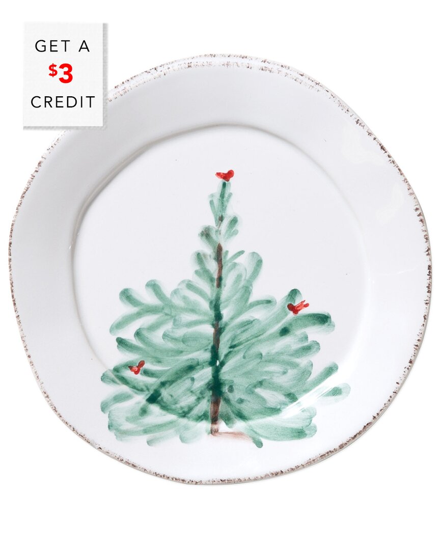 Shop Vietri Lastra Holiday Canape Plate With $3 Credit In Multicolor