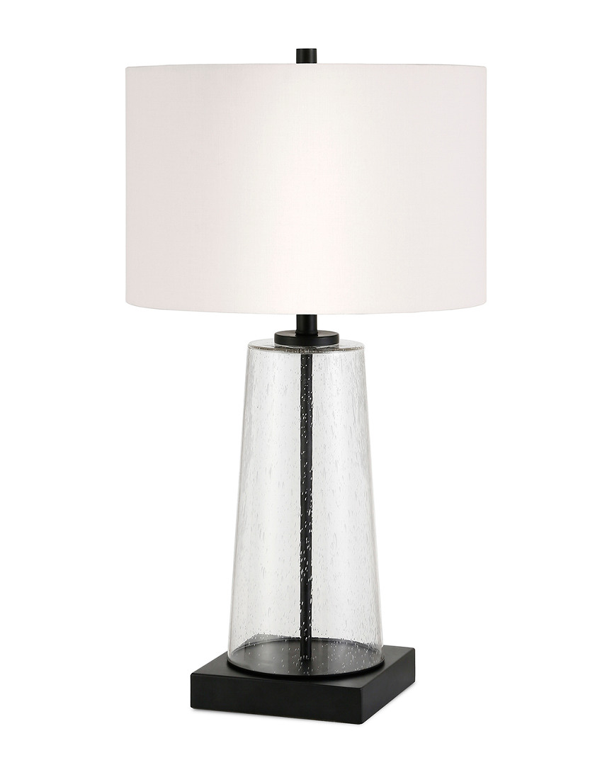 Abraham + Ivy Dax Tapered Seeded Glass Table Lamp