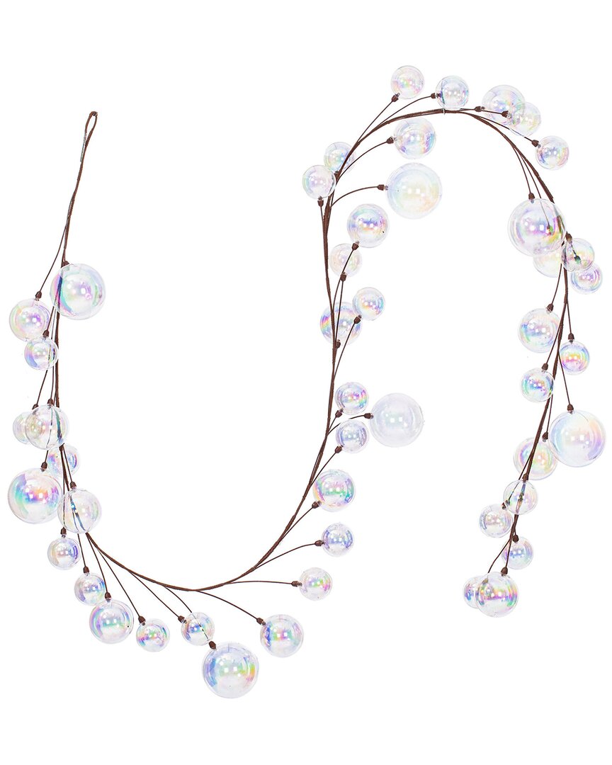 Vickerman 10ft Clear Iridescent Ornament Branch