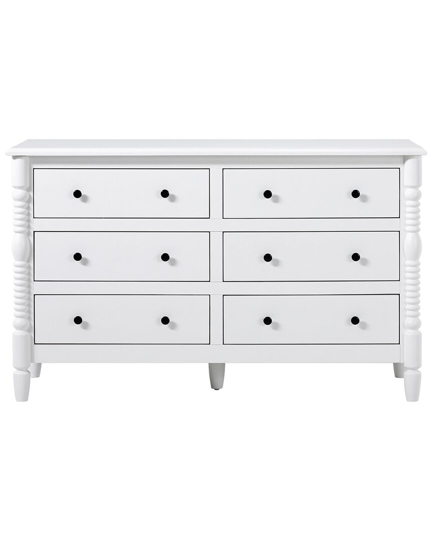 Walker Edison Vivienne  Ez Assembly Premium Solid W In White