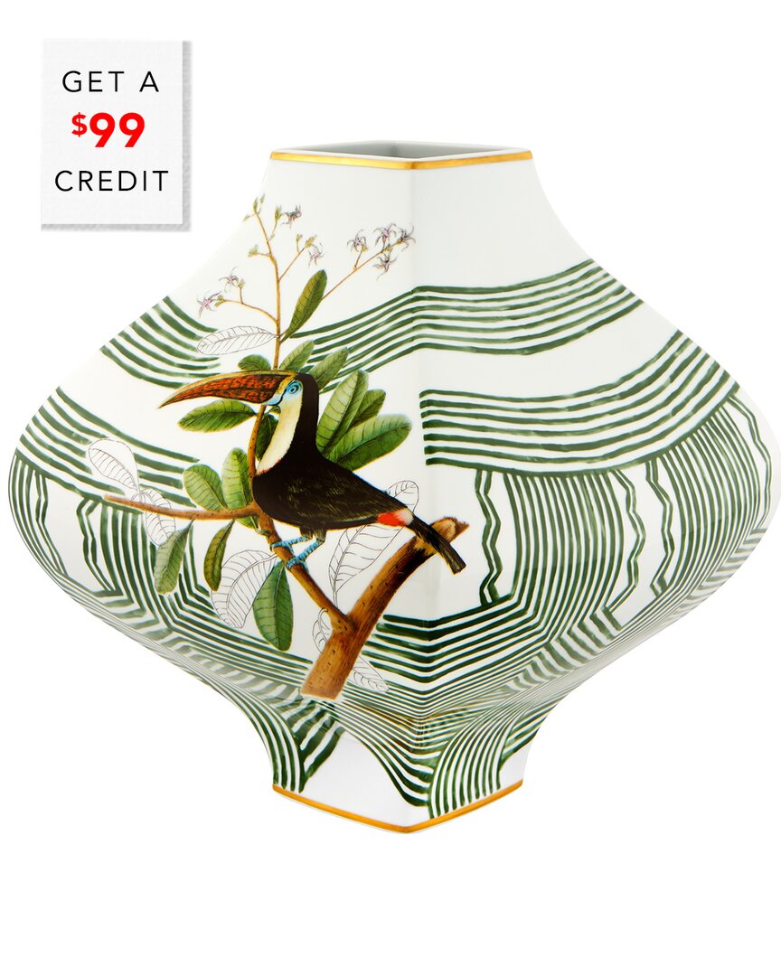 Vista Alegre Amazonia Tucano Vase With $99 Credit In Multi