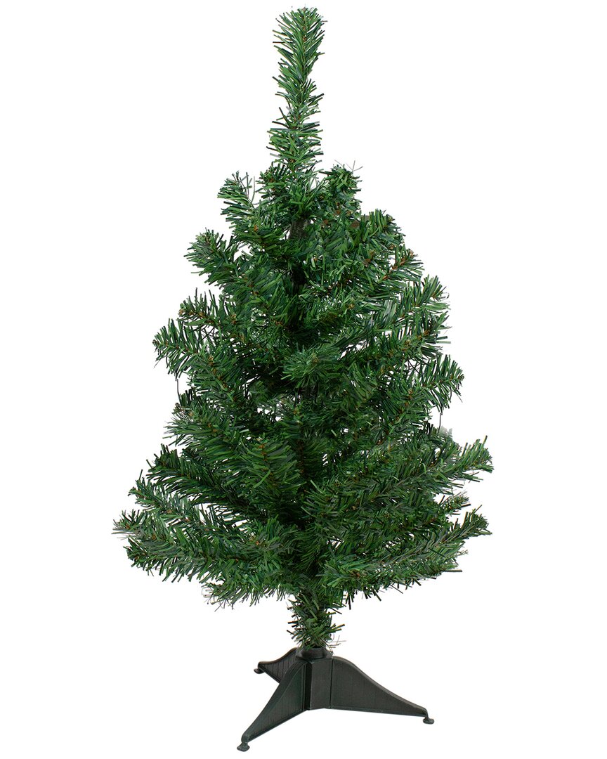 Northern Lights Northlight 2ft Medium Two-tone Mixed Green Pine Artificial Christmas Tree - Unlit In Green
