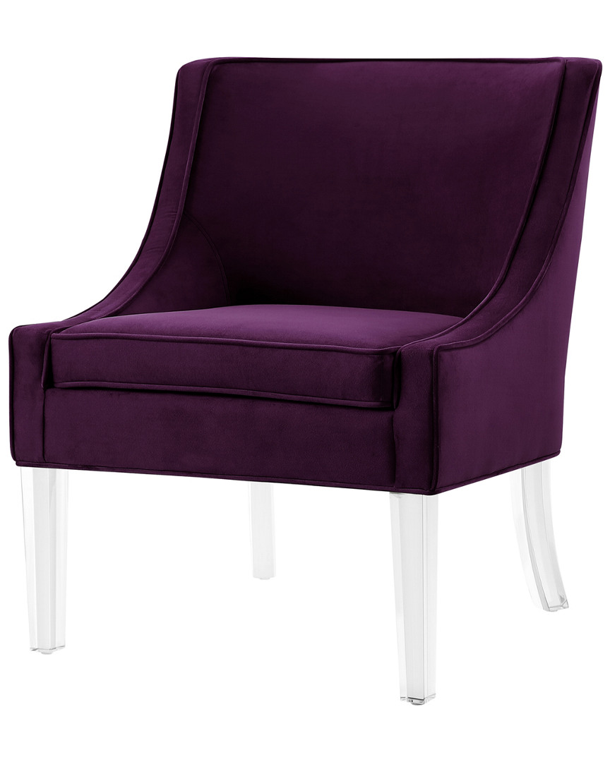 NICOLE MILLER NICOLE MILLER JATURAT VELVET ACCENT CHAIR