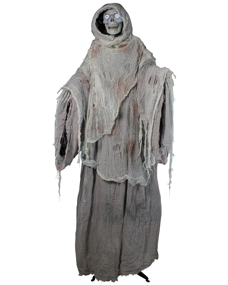 Shop Northlight 65in Lighted & Animated Master Of Death Halloween Decoration In Gray