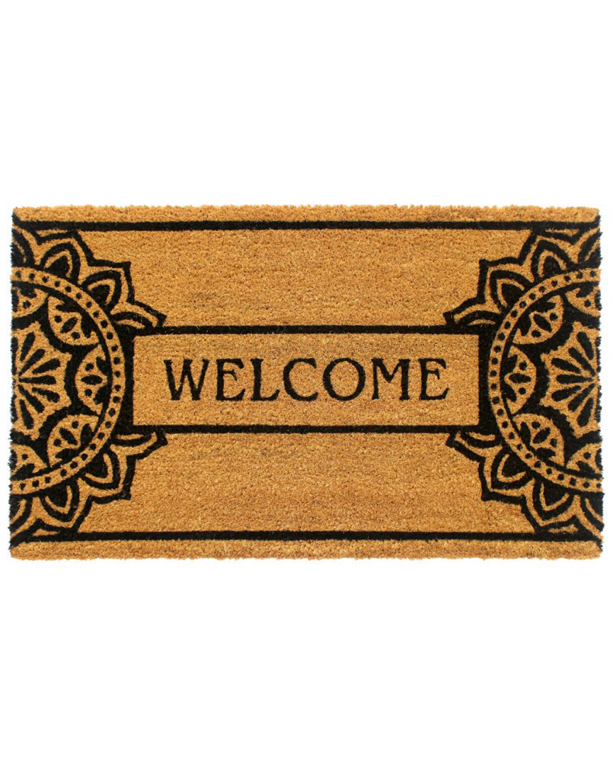 Master Weave Mandala Welcome Coir Doormat