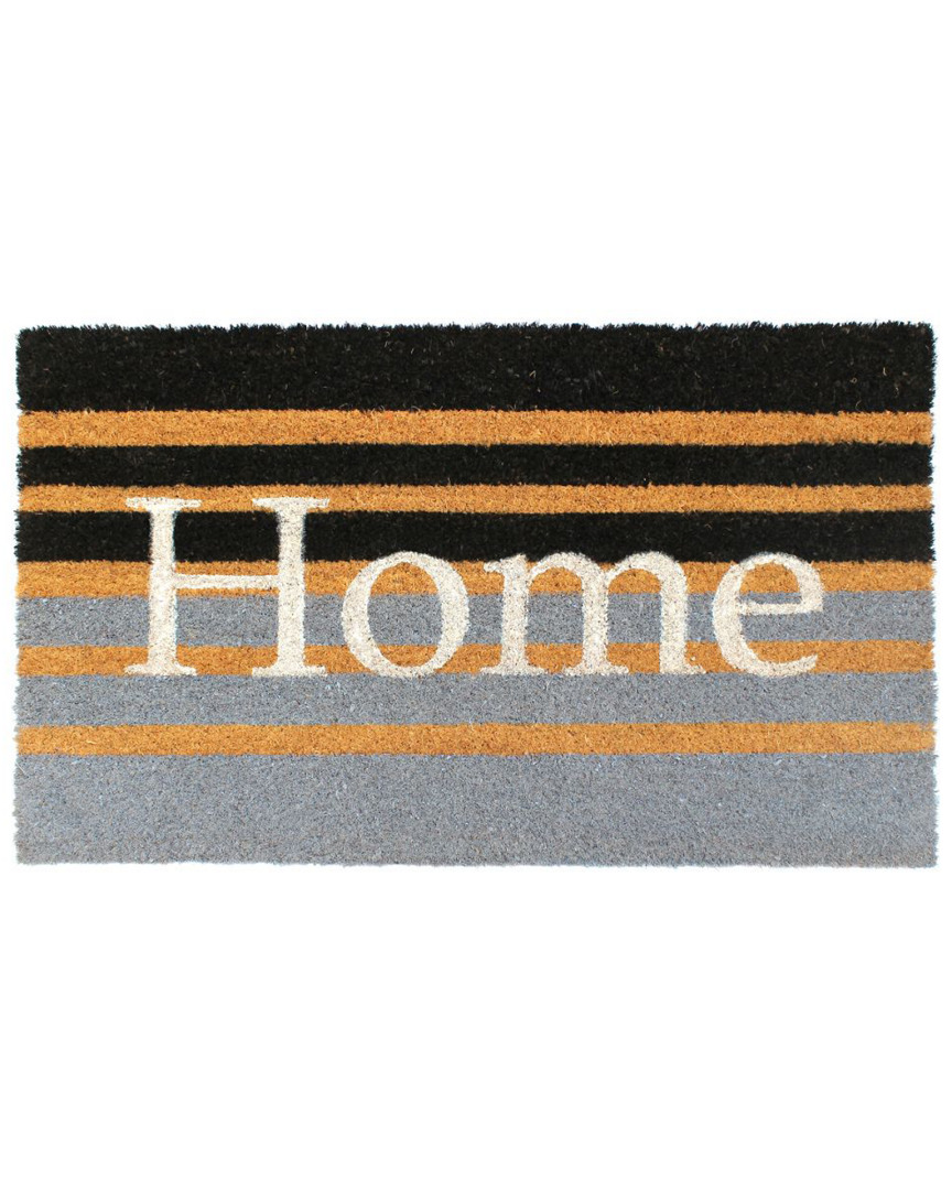 Master Weave Home Striped Coir Doormat