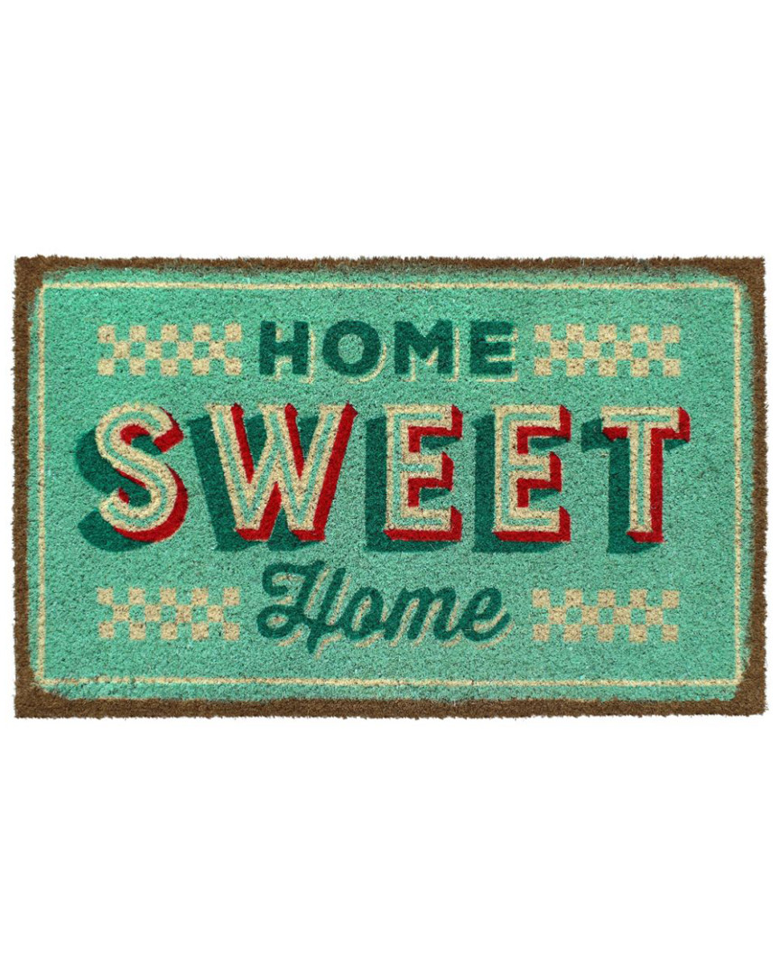 Master Weave Retro Home Sweet Home Coir Doormat