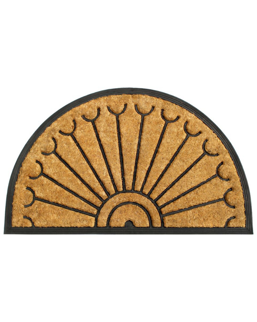 Master Weave Coir Half-round Doormat