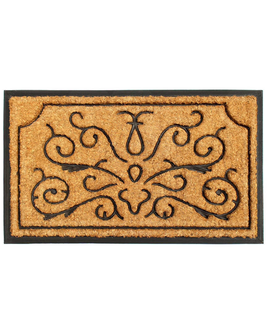 Master Weave Coir Lotus Doormat