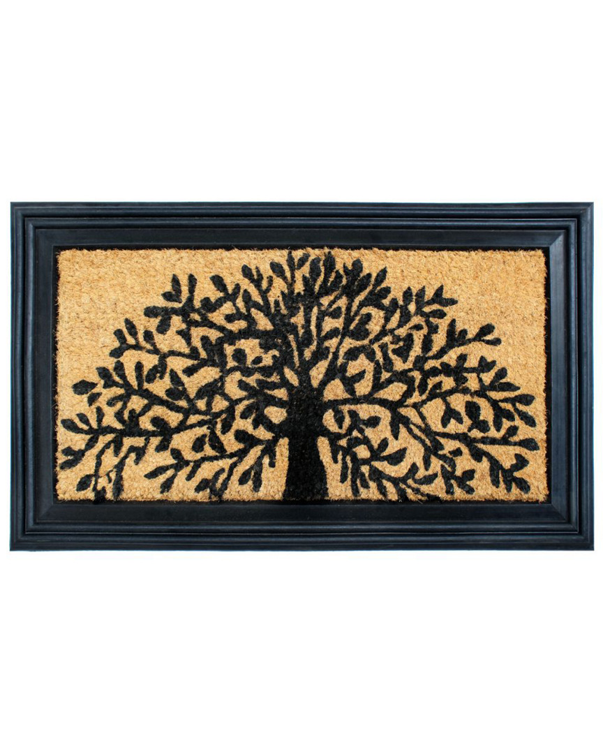 Master Weave Tree Design Coir Doormat