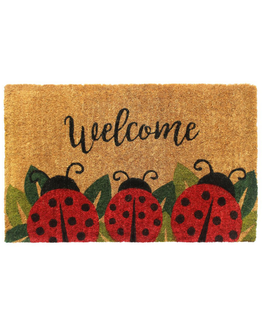 Shop Master Weave Ladybug Coir Hand-loomed Doormat