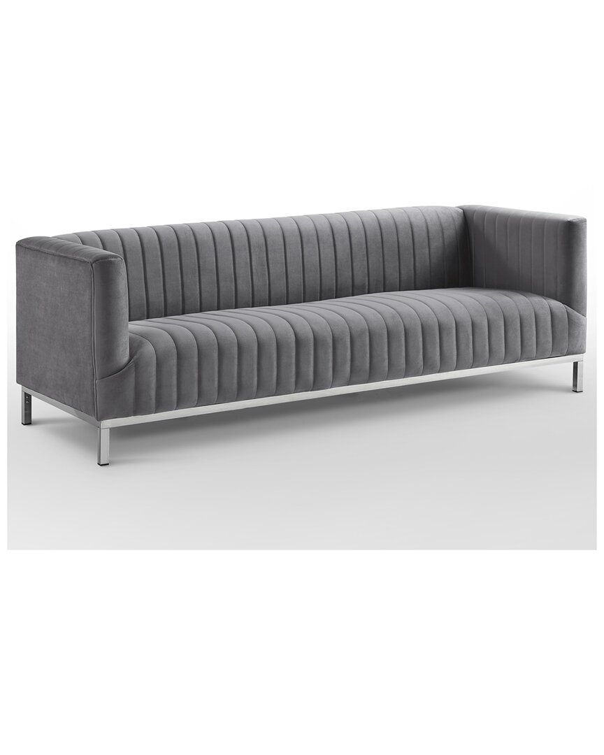 Inspired Home Dnu  Sean Sofa In Grey