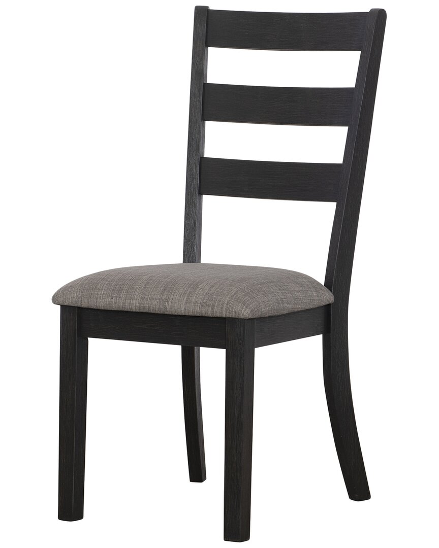 Hfo Set Of 2 Black Dining Chairs