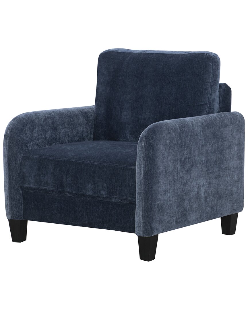 Hfo Blue Velvet Chair