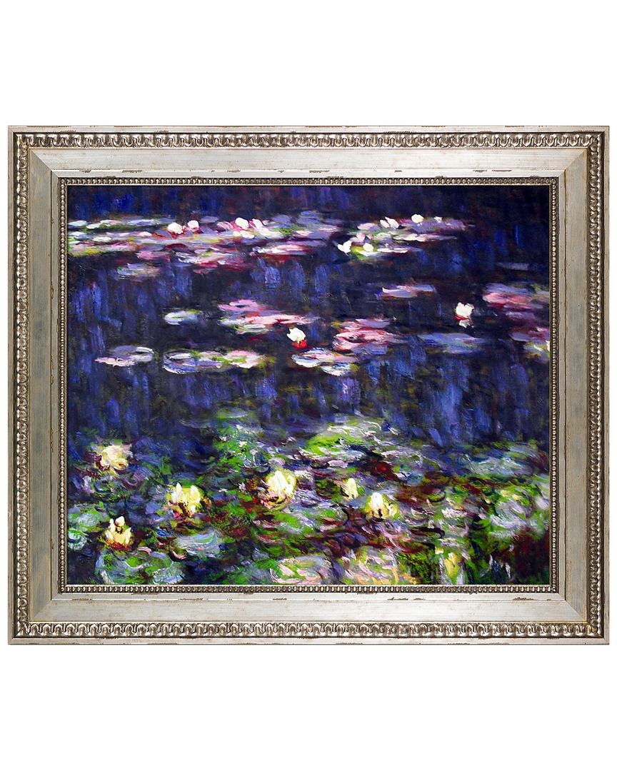 Overstock Art Water Lilies, Green Reflections (right Half - Detail) By Claude Monet