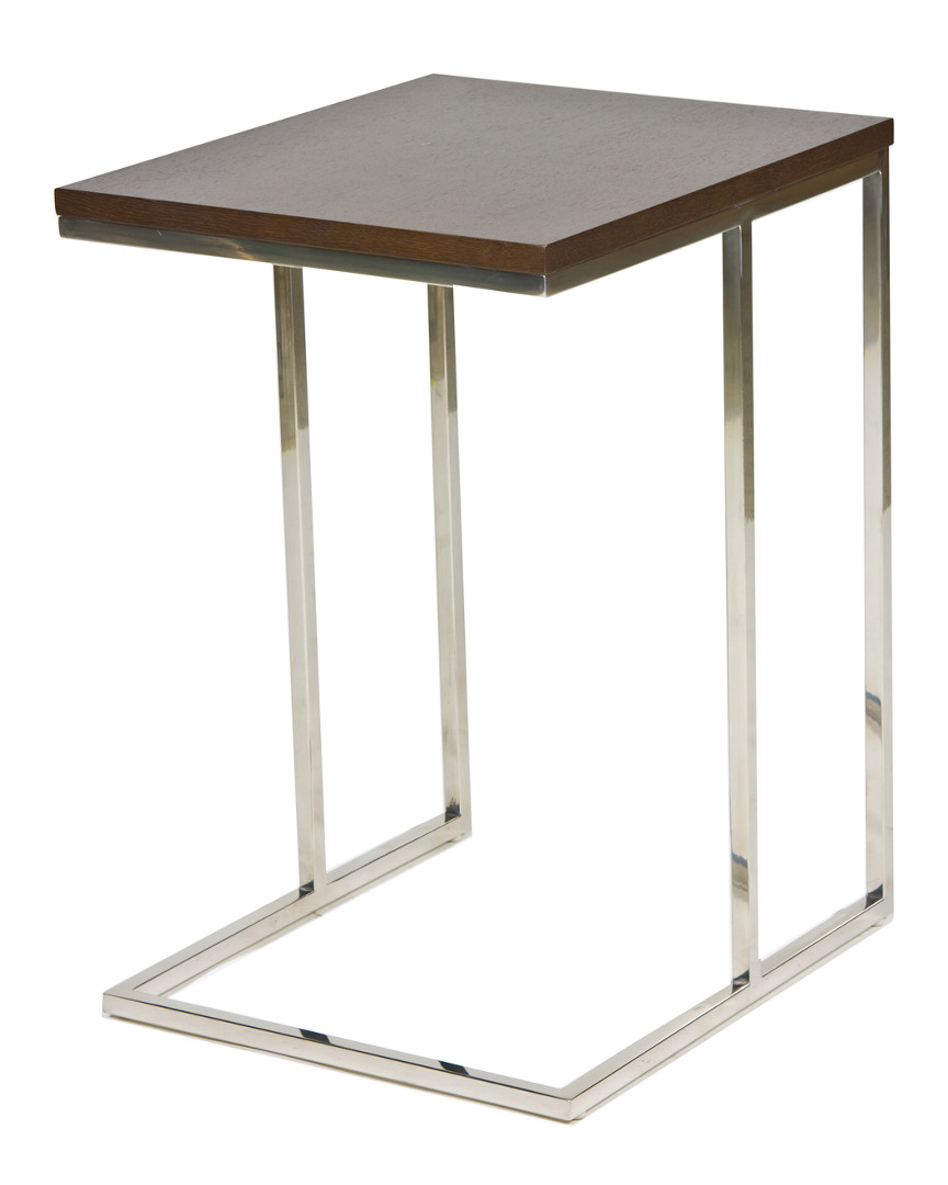 Pangea Home Fred Tray Table In Metallic