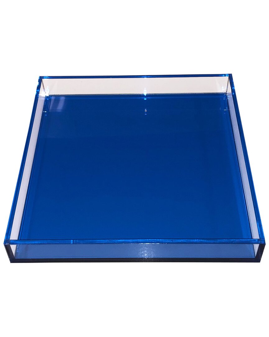 R16 Square Tray In Blue