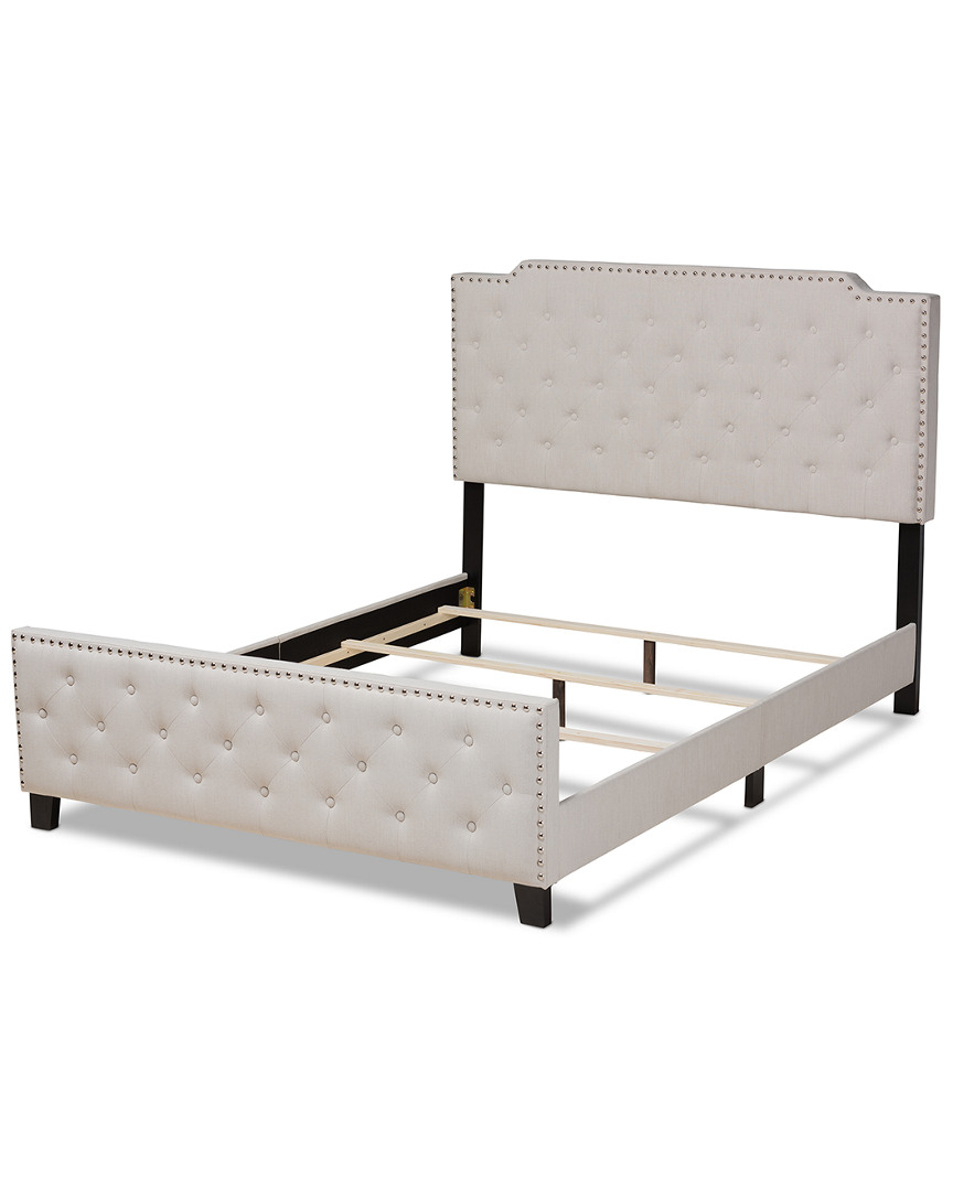Baxton Studio Marion Button Tufted Full Panel Bed