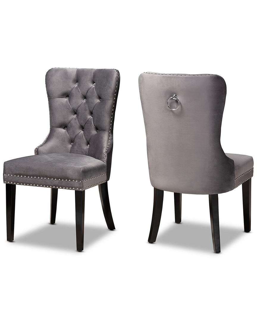 Baxton Studio Set Of 2 Remy Velvet Dining Chairs ModeSens