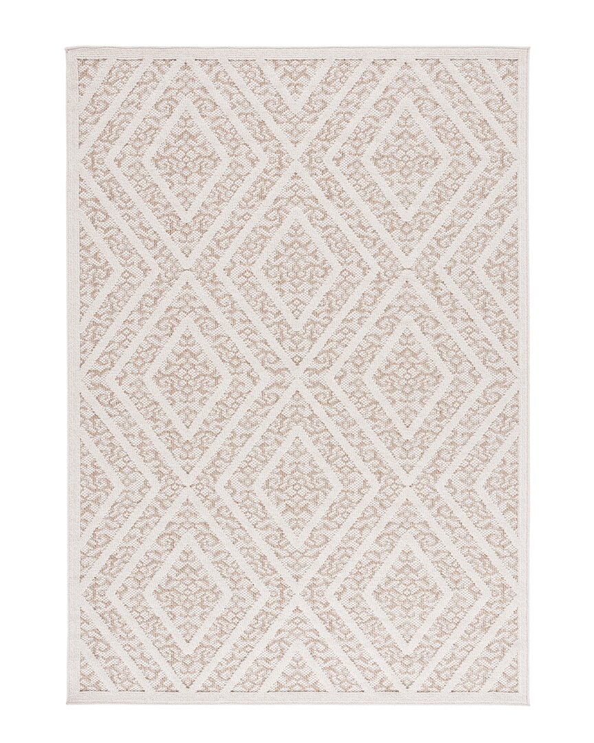 Martha Stewart Global Polypropylene Rug In Beige