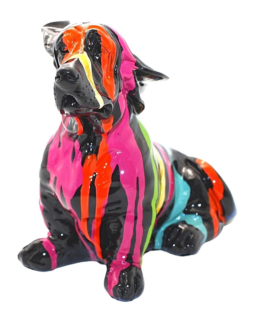 Interior Illusions Graffiti Windy Sitting Puppy Statue