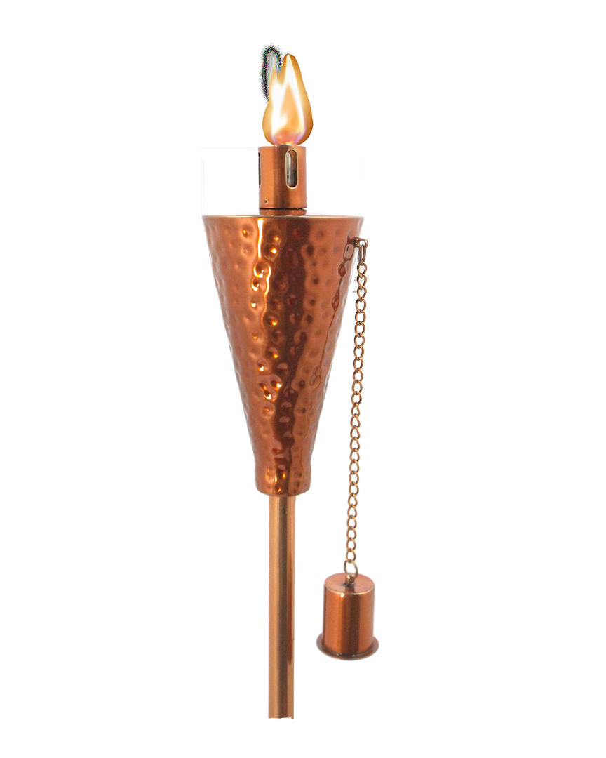 Anywhere Fireplaces Set Of 2 Cone Garden Torches