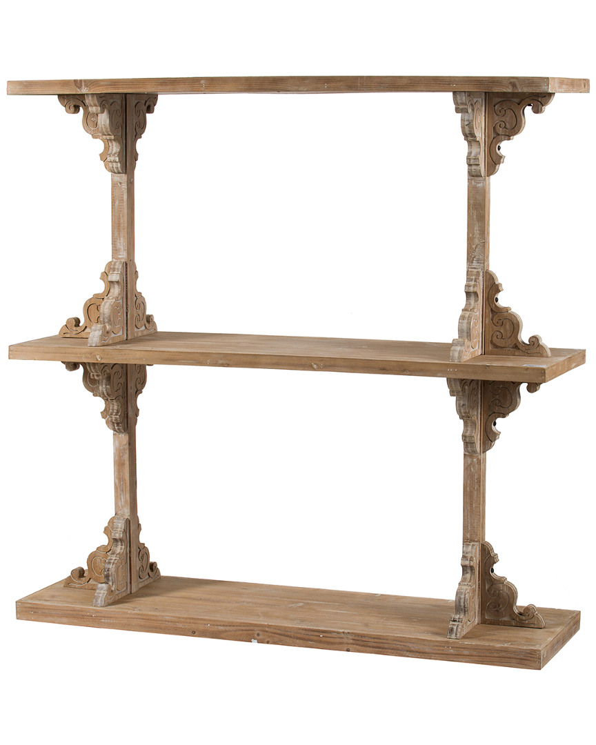 A And B Home Wooden Shelf