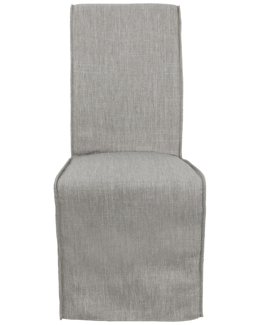 Classic Home Set Of 2 Jordan Fabric Upholstered Parsons Dining Chair In Grey