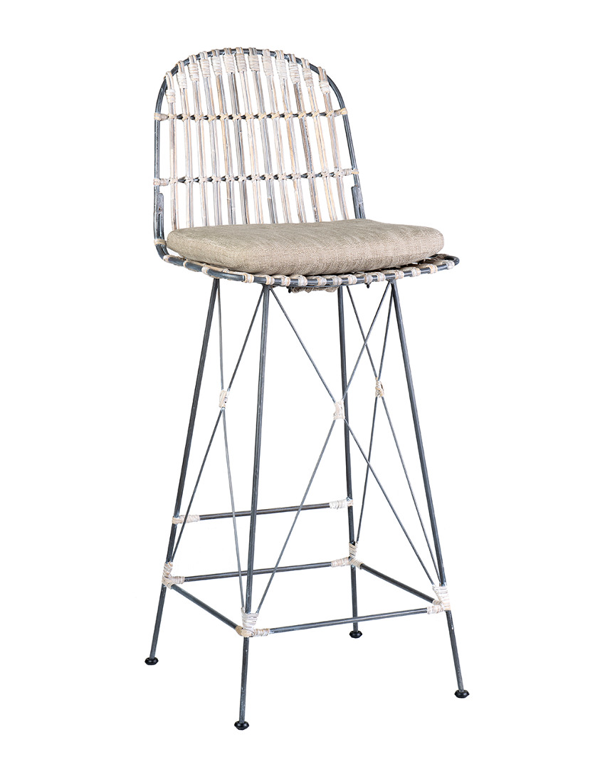 East At Main Set Of 2 Dover Rattan Counterstools