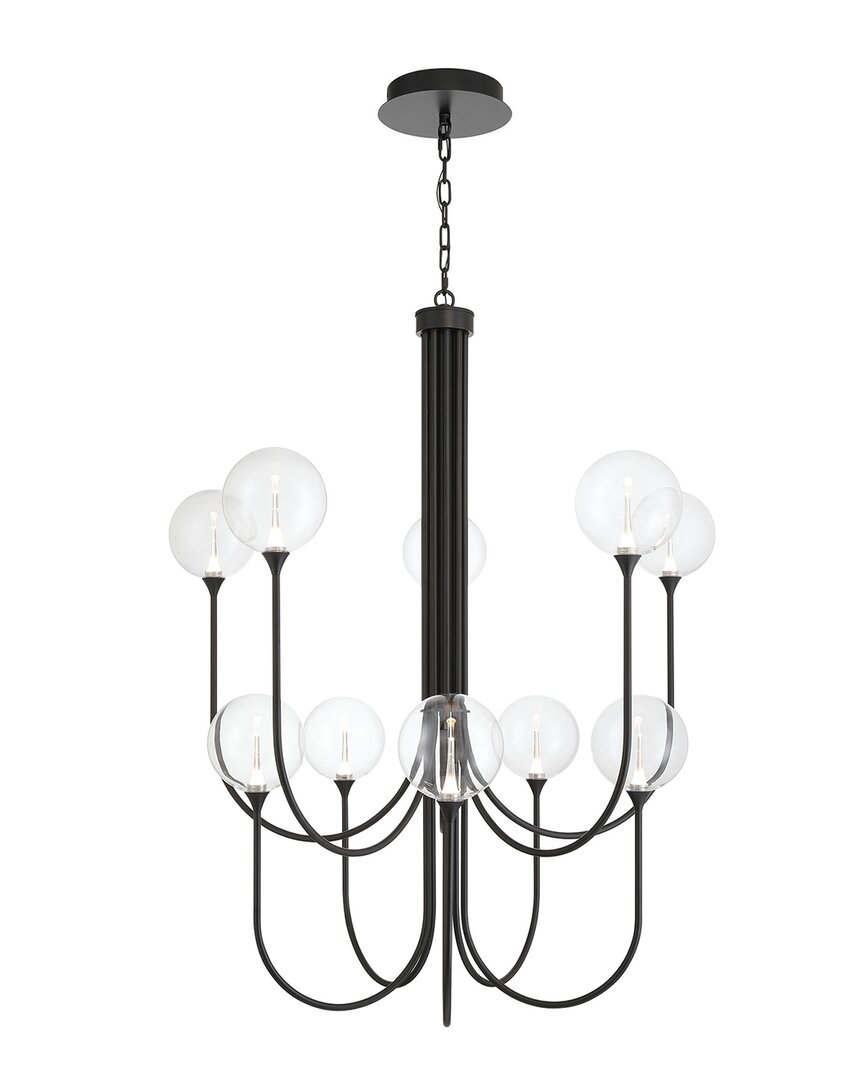 Eurofase Iissa 10-light 40in Chandelier In Black